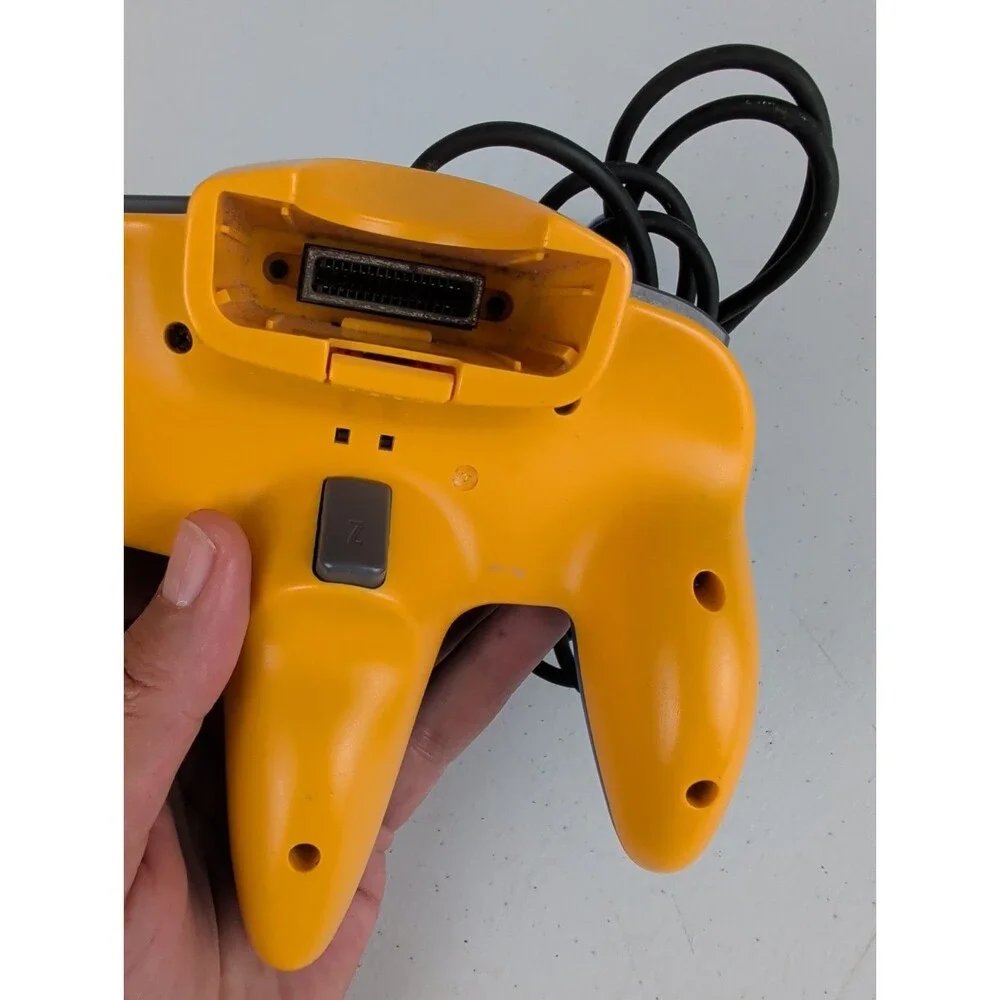 Nintendo 64 Pokemon Edition N64 Controller Blue & Yellow GOOD Rare